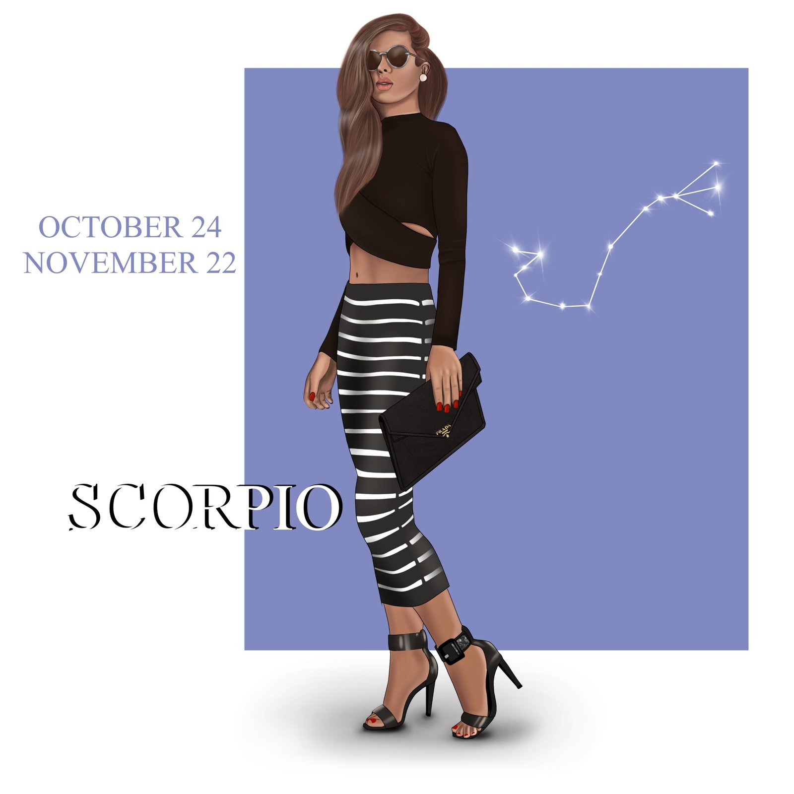 scorpio zodiac illustration